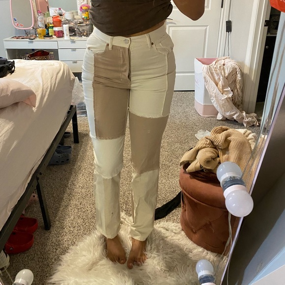 PacSun Denim - Pacsun Cream/Tan Jeans, size 26